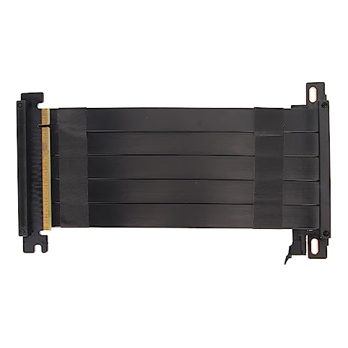 Akozon PCIE 4.0 X16, PCIE 4.0 X16 Seitliches 180-Grad-GPU-Verlängerungskabel, Geeignet für RTX 4090 RX 7900 (20 cm) von Akozon