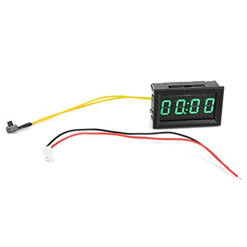 Akozon YB27T LED elektronische digitale leuchtende Auto Uhr Uhr Zubehör Dekoration(Grün) von Akozon