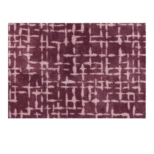 Akzente Feel Checker Plate aubergine, 50 x 70 cm, Kuschelfloor, Polyester, Latex, rutschfest, Barfüßler, Fußbodenheizung, Made in Europe Akzente Feel Checker Plate aubergine, 50 x 70 cm, Kuschelfloor, Polyester, Latex, rutschfest, Barfüßler, Fußbodenheizung, Made in Europe von Akzente