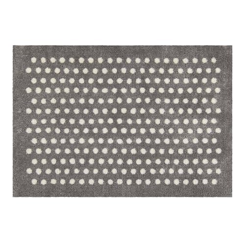Akzente Feel Small Dots Silver 50 x 70 cm Fussabtreter Eingangs-Matte Haustür Punkte Schmutzfangmatte Akzente Feel Small Dots Silver 50 x 70 cm Fussabtreter Eingangs-Matte Haustür Punkte Schmutzfangmatte von Akzente