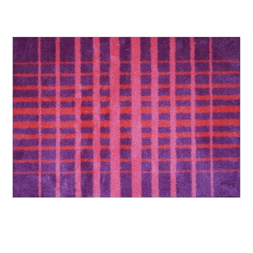 Akzente Grid Pink Fußmatte 050 x 070 cm Fußabtreter, Schmutzfangmatte Akzente Grid Pink Fußmatte 050 x 070 cm Fußabtreter, Schmutzfangmatte von Akzente
