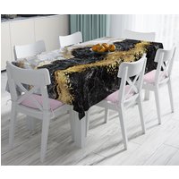 Bedruckte Marmor Gemusterte Tischdecke| Rechteckige Küchentisch Dekor| Individuelle Home Geschenk von AladdinMagicalCarpet