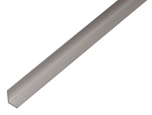 Alberts 029993 Winkelprofil | Aluminium, silberfarbig eloxiert | 1000 x 9,5 x 7,5 mm von Alberts