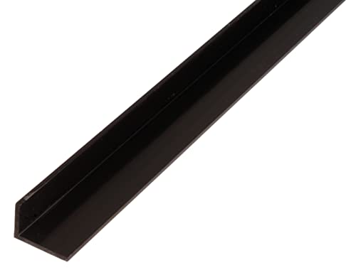 Alberts 479176 Winkelprofil | Kunststoff, schwarz | 2000 x 40 x 10 mm von Alberts