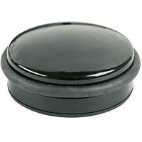 Alco - Türstopper 10 x 4 cm (d. x h) Metall/Gummi schwarz von Alco