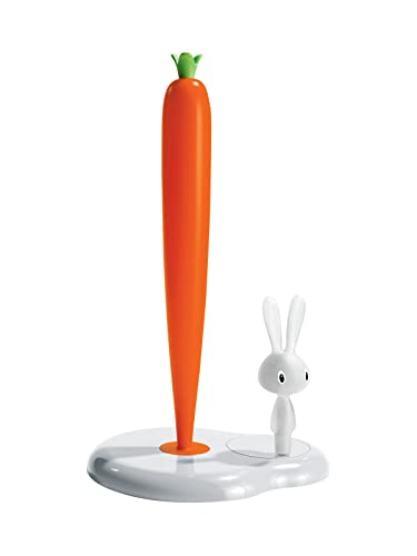 Alessi Bunny & Carrot ASG42W Design Küchenrollhalter, Thermoplastisches Harz, weiß, 29,4cm Alessi Bunny & Carrot ASG42W Design Küchenrollhalter, Thermoplastisches Harz, weiß, 29,4cm von Alessi
