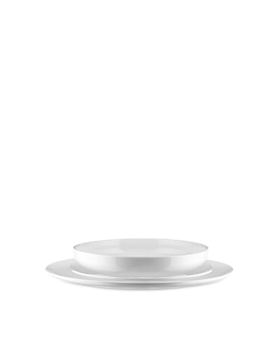 Alessi NF07S12 Tellerset 12-teilig, Porcelain, Weiß Alessi NF07S12 Tellerset 12-teilig, Porcelain, Weiß von Alessi
