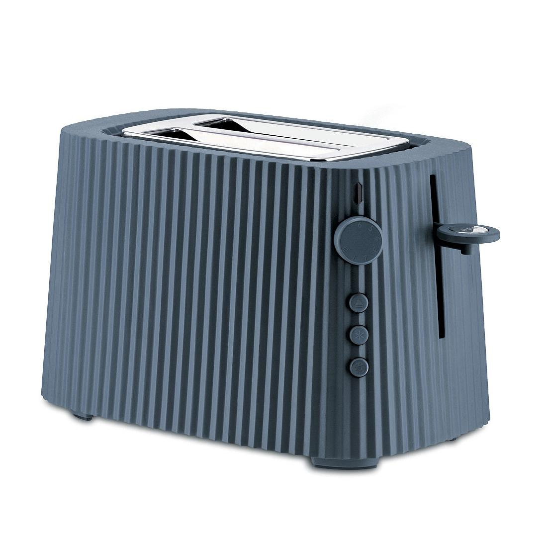 Alessi - Plissé Toaster - grau/LxBxH 34x18x25cm/mit EU Stecker von Alessi