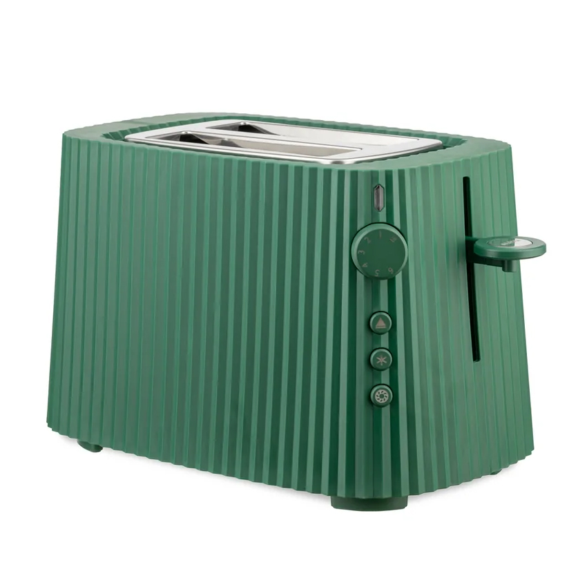 Alessi - Plissé Toaster - grün/LxBxH 34x18x25cm/mit EU Stecker von Alessi