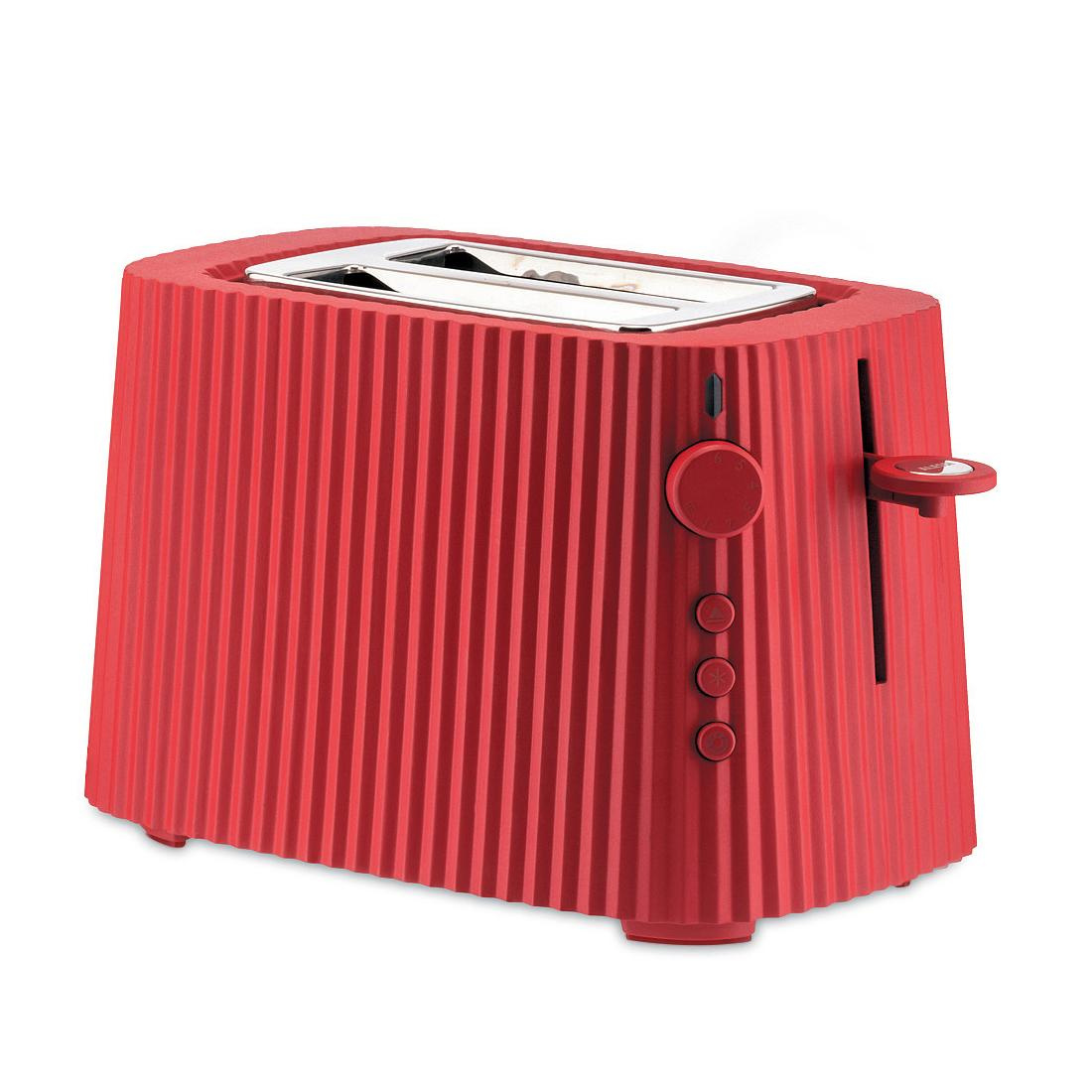 Alessi - Plissé Toaster - rot/LxBxH 34x18x25cm/mit EU Stecker von Alessi