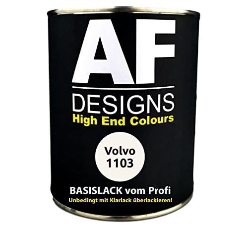 Alex Flittner Designs 250ML Autolack für Volvo 1103 Winter White Basislack spritzfertig von Alex Flittner Designs