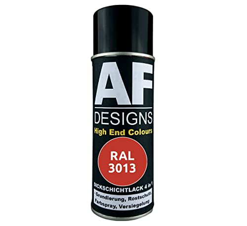 Alex Flittner Designs Rostschutzlack 4in1 RAL 3013 Tomatenrot Metall Schutzlack Spray Rostschutzfarbe Sprühdose von Alex Flittner Designs