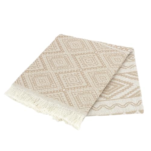 Alexandra House Living Decke Tunez, Beige, 125 x 180 cm von Alexandra House Living