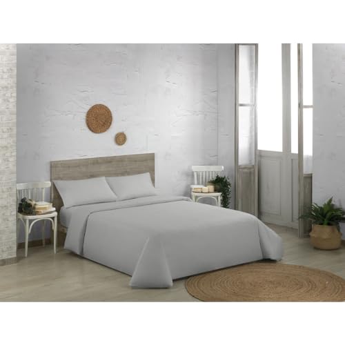 Alexandra House Living Qutun Bettbezug, Perlgrau, 180 x 220 cm von Alexandra House Living