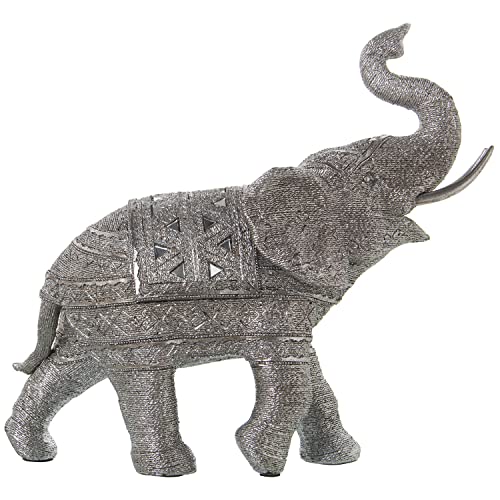 FIGURA RESINA ELEFANTE PLATEADO GRANULADO C/ESPEJITOS 38X15X35CM FIGURA RESINA ELEFANTE PLATEADO GRANULADO C/ESPEJITOS 38X15X35CM von AlexandreHouse