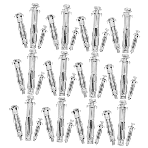 Alipis 30 Stück Teiliges Set Hohlraumdübel für Trockenbau Metallbolzen für Gipskartonplatten und Schrauben Installieren Vielseitig Einsetzbar für Gipskarton Hohlziegel und Alipis 30 Stück Teiliges Set Hohlraumdübel für Trockenbau Metallbolzen für Gipskartonplatten und Schrauben Installieren Vielseitig Einsetzbar für Gipskarton Hohlziegel und von Alipis