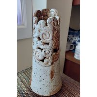 Vintage Gewickelte Steingut Vase Aus Den 70Er Jahren von AlkaraDesigns