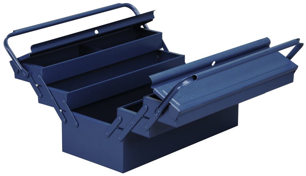 Allit Werkzeugkasten Stahlblech McPlus Metall 5/47 blau ohne Inhalt von Allit