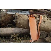 Almazan Custom Hand Geschmiedet Bushcraft Messer Aus Kohlenstoffstahl von AlmazanKnives