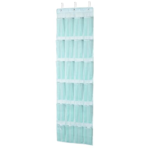 Amazon Basics Organizer für die Tür mit 24 Fächern, Jadegrün, 47 x 6.3 x 165 cm von Amazon Basics