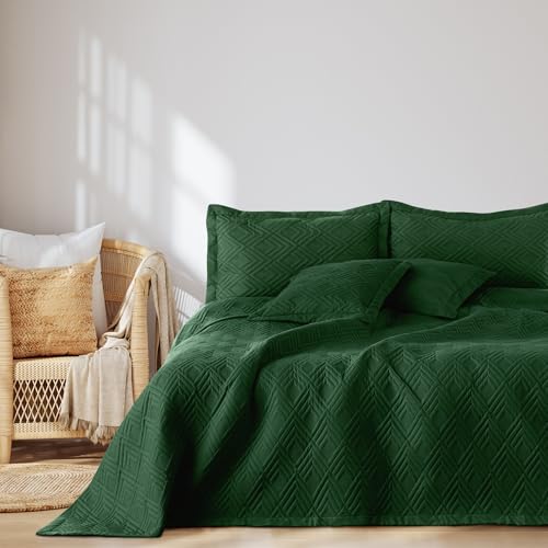 AmeliaHome Tagesdecke 260x280 cm Bettüberwürf zweiseitig Ultrasonic Steppung Polyester Ophelia Dunkelgrün AmeliaHome Tagesdecke 260x280 cm Bettüberwürf zweiseitig Ultrasonic Steppung Polyester Ophelia Dunkelgrün von AmeliaHome