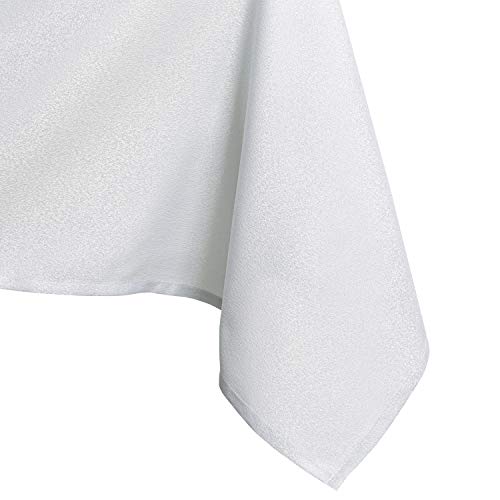 AmeliaHome Tischdecke 140x140 cm Tischtuch Tafeldecke Fleckschutz Lotuseffekt Abwaschbar Wasserabweisend Glänzend Glatt Empire weiß AmeliaHome Tischdecke 140x140 cm Tischtuch Tafeldecke Fleckschutz Lotuseffekt Abwaschbar Wasserabweisend Glänzend Glatt Empire weiß von AmeliaHome