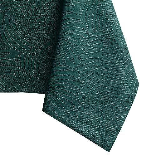AmeliaHome Tischdecke oval 140x200 cm Tischtuch Tafeldecke Fleckschutz Lotuseffekt Abwaschbar Wasserabweisend Ornament Gaia flaschengrün AmeliaHome Tischdecke oval 140x200 cm Tischtuch Tafeldecke Fleckschutz Lotuseffekt Abwaschbar Wasserabweisend Ornament Gaia flaschengrün von AmeliaHome