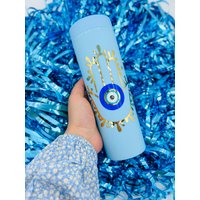 Hamsa Hand With Evil Eye Matte Tumbler, Amida By Zaa Custom Tumbler von AmidaByZaa