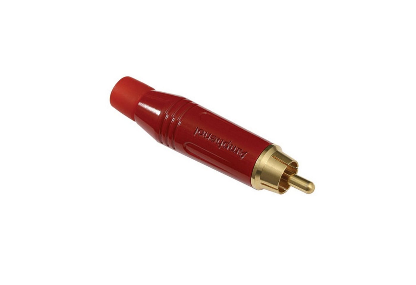 Amphenol Cinch-Stecker, (Stecker & Adapter, Kabel-Stecker), ACPR-RED Cinchstecker rot - Kabel Stecker von Amphenol