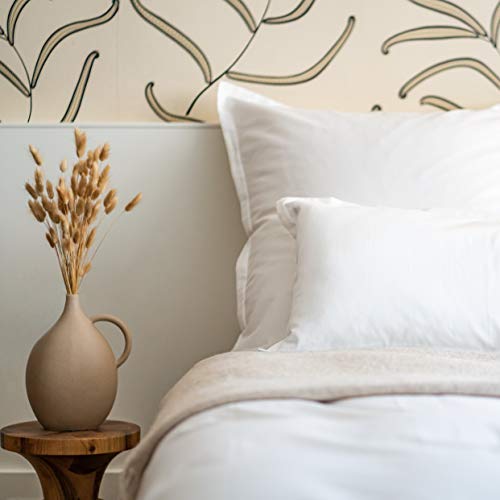 Amqua Bettdeckenbezug aus ägyptischer Baumwolle 260x240 cm, weiß von Amqua