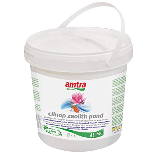 Amtra GT230 Clinop zeolith, natürlicher Wasserentgifter für den Teich, 4000 ml Inhalt für 5000 Liter Teichwasser von Amtra