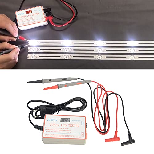 LED Licht und TV Hintergrundbeleuchtung Tester, 0–300 V Adaptive Spannung LED Streifen Lampe Perlen Reparatur Testwerkzeug mit vergoldetem Pin und Netzkabel, geeignet für alle LED Licht Reparaturen von Amusingtao