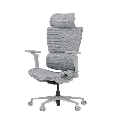 Anda Seat X-Air Pro Mesh Gaming Stuhl für Erwachsene - Ergonomischer Netz-Bürostuhl mit 5D-Armlehnen, 3D-Kopfstütze, Lendenwirbelstütze, Liegestuhl, hohe Rückenlehne - Bequeme robuste Anda Seat X-Air Pro Mesh Gaming Stuhl für Erwachsene - Ergonomischer Netz-Bürostuhl mit 5D-Armlehnen, 3D-Kopfstütze, Lendenwirbelstütze, Liegestuhl, hohe Rückenlehne - Bequeme robuste von Anda Seat