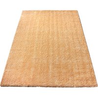 andas Hochflor-Teppich "Tretten", rechteckig, Shaggy, Uni Farben, weich & kuschelig, pflegeleicht, Wohnzimmer von Andas