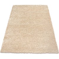 andas Hochflor-Teppich "Tretten", rechteckig, Shaggy, Uni Farben, weich & kuschelig, pflegeleicht, Wohnzimmer von Andas