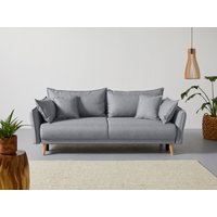 Home affaire Schlafsofa "Granbo", incl. Bettfunktion und Bettkasten, Federkern-Polsterung, Seitentasche von home affaire