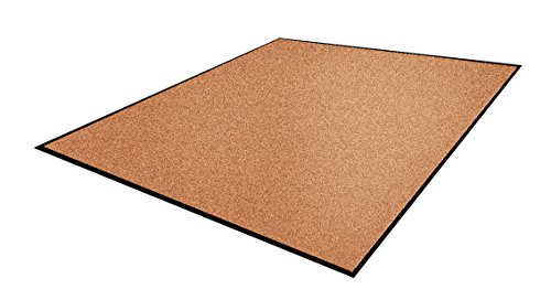 Andersen 1963631 Classic Impressions Plus Solid Nylon Faser Innenraum Bodenmatte, Nitrilgummirücken, 1224 g/sq. m, 60 cm Breite x 85 cm Länge, Dunkelbeige von Andersen