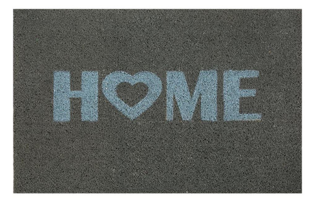Fußmatte Home Heart Kokos taupe, 40 x 60 cm von Andiamo