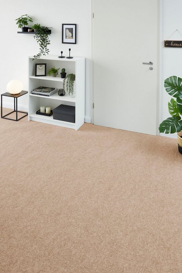 Teppichboden Nadelfilz Milo, Andiamo, rechteckig, Höhe: 3 mm, Uni Farben, Breite 100 cm oder 200 cm, strapazierfähig, Wohnzimmer von Andiamo