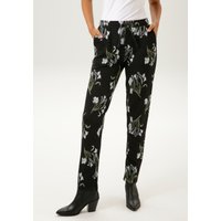 Aniston CASUAL Schlupfhose, mit farbharmonischem Blumen-Dessin - NEUE KOLLEKTION von Aniston Casual