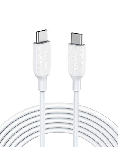 Anker PowerLine III USB-C auf USB-C Ladekabel, 3m langes blitzschnelles Ladekabel mit 60W Power Delivery PD für MacBook, iPad Pro 2020, Galaxy S10 Plus S9 S8 Plus, Pixel, und viele mehr von Anker