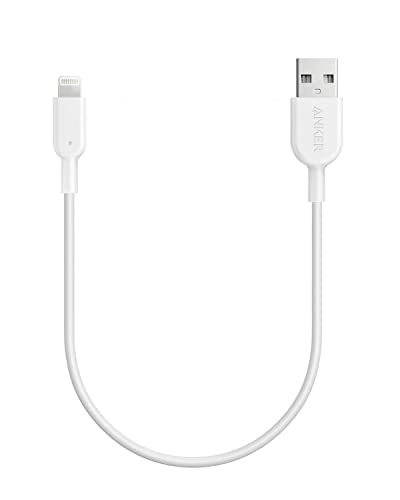 Anker iPhone Ladekabel Powerline II iPhone Kabel 0,3m Lightning Kabel, iPhone XS/XS Max/XR/X/ 8/8 Plus/ 7/7 Plus/ 6s/ 6/6 Plus/ 5S/ 5/ iPad Pro (Weiß) von ANKER