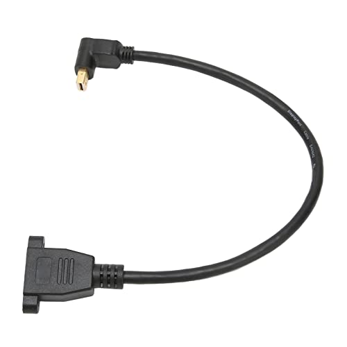 Annadue DisplayPort Kabel, 90 Grad Rechtwinkliger DisplayPort Stecker auf DisplayPort Buchse, Verlängerungskabel, Vergoldetes Verlängerungskabel, Unterstützt QXGA von Annadue