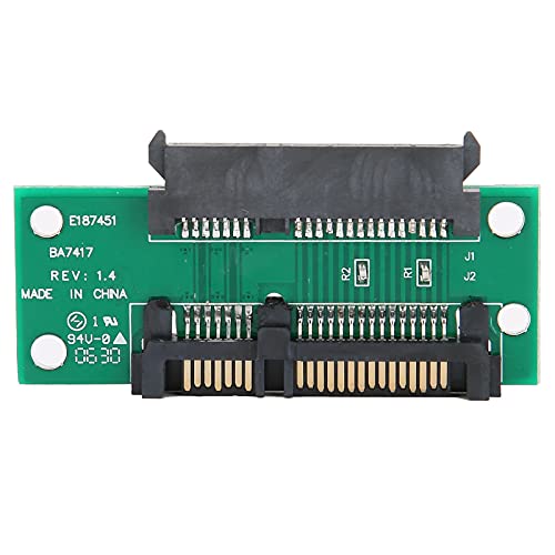 Annadue Festplatten Adapterkarte, 7+15 Pin Stecker auf 7+15 Pin SATA Adapter, Geeignet für Laptop Festplatten SATA Adapter. von Annadue