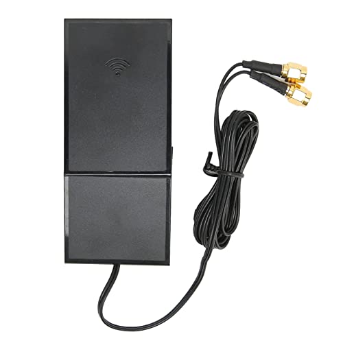 Drahtlose Antenne RP SMA, Drehbar, Faltbar, Dualband WLAN, Gute Signalstabilität, Universell, Hohe Verstärkung, ABS Material, RP SMA Innenloch von Annadue