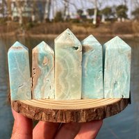 30G+ Natürlicher Hemimorphit Obelisk, Quarz Piont, Home Decoration, Crystal Wand Turm, Mineral Specimen, Reiki Heilung, Crystal Festival Geschenke von AnnetGoods