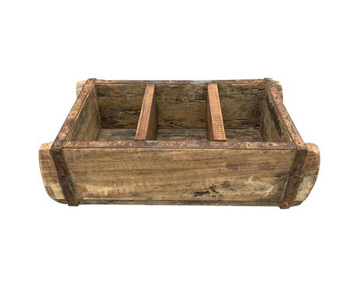 Annimuck Aufbewahrungsbox Kasten 3-Fach Antiquité, Holz, 32x14x9 cm Holz massiv (1 St) von Annimuck