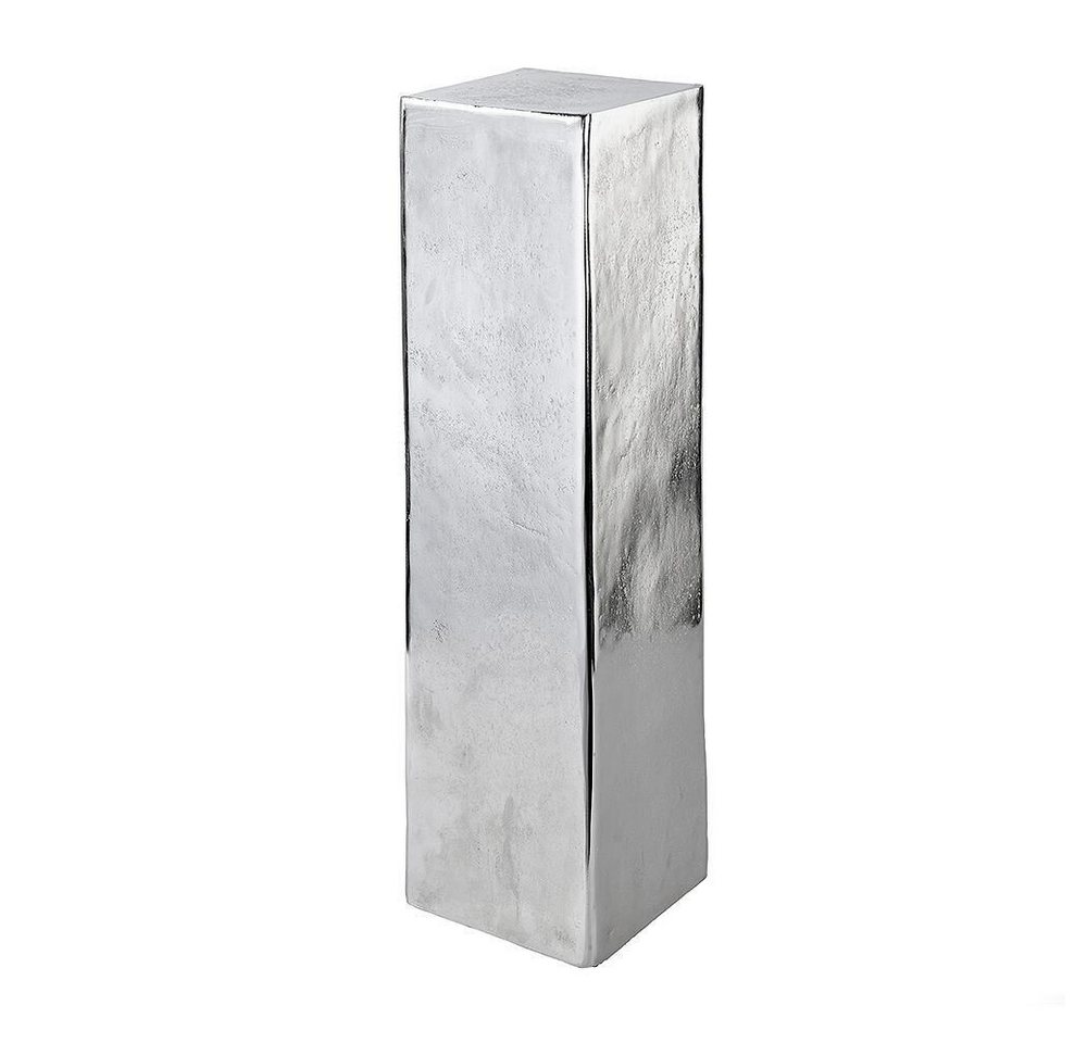 Annimuck Dekosäule Metall Säule Aluminium eckig L=26 cm B=26 cm H=80 cm silber (1 St) von Annimuck