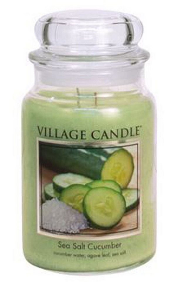 Annimuck Duftkerze Mosaik Village Candle Sea Salt Cucumber Duftkerze von Annimuck