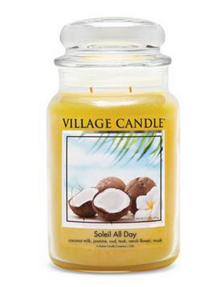 Annimuck Duftkerze Mosaik Village Candle Soleil All Day im Glas Duftkerze von Annimuck